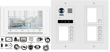 Preview: 9 Familienhaus Video Türsprechanlage Gegensprechanlage Mehrfamilienhaus